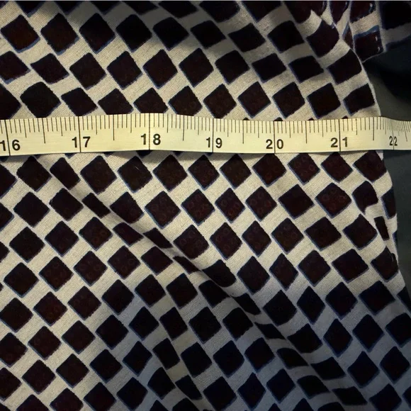 Zuri Kenya Dress Sz M/L Checkers Print - Picture 5 of 6